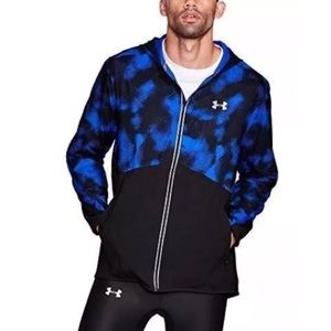NEW $80 Under Armour run true printed jacket 2XL